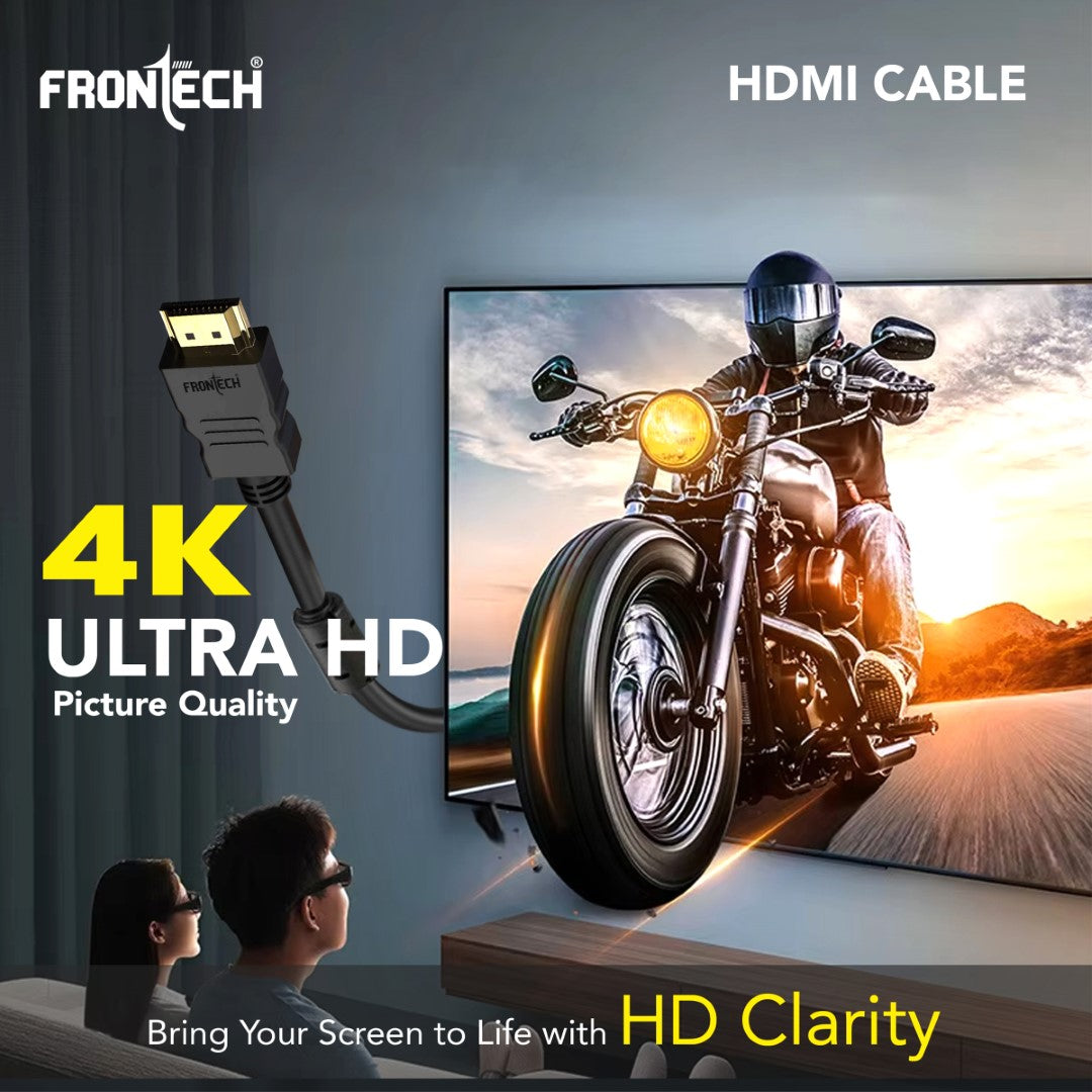 Frontech Copper Clad Steel HDMI Cable - 10M Length (NC-0021) Frontech Copper Clad Steel HDMI Cable - 10M Length (NC-0021)
